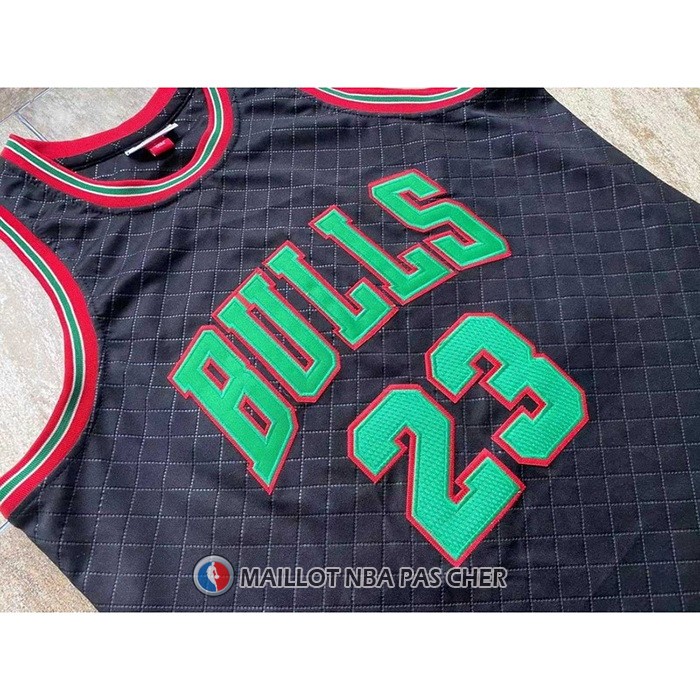 Maillot Chicago Bulls Michael Jordan NO 23 Mitchell & Ness 1997-98 Noir